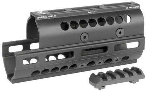 Midwest Industries Inc MIAKG2Um AK47/74 Gen2 6061 Aluminum Black Hard Coat Anodized